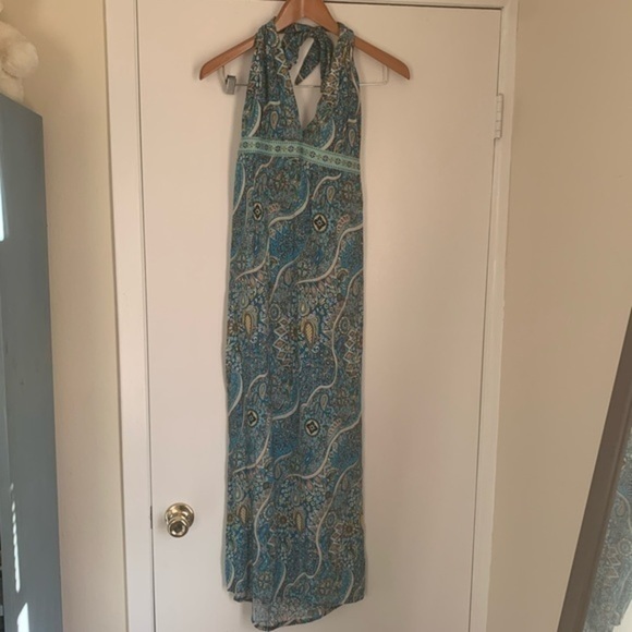El Shadai Collection Blue MAXI Dress Small - Picture 1 of 10